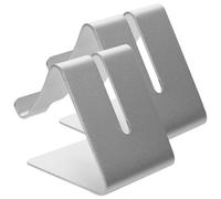 Healifty 2pcs Aluminium Alloy Mobile Phone Stand Holder for Smartphones and E-readers, Stable Gravity Design with Anti-skid Feature, Portable Desktop Phone Holder for Travel and Daily Life