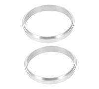 Healifty 2pcs Aluminum Sealing Machine Gaskets for Milk Tea Cup Sealers Compatible with Turn Plastic Paper-plastic Cups Reliable Rings for Automatic Beverage Sealing Machines Easy