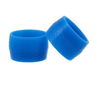 Healifty 2pcs Bike Handlebar Tape Retaining Ring for Mountain Bike Comfortable Rubber Fixed Ring Design for Secure Cycling Handlebar Grip and Cable Management in Blue