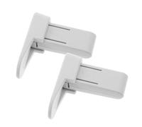 Healifty 2pcs Boy Girl Safety Locks for Doors Adhesive Handle Lock No Drilling Easy Installation