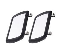 Healifty 2pcs Car Sun Visor Vanity Mirror LED Light Clip Makeup Mirror for Women Girls Interior Car Accessories