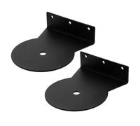 Healifty 2pcs Cat Wall Furniture Bracket Climbing Pole Support Versatile Application Sturdy Mounting Solution Stainless Steel Robust Metal for Homes and Pet Stores