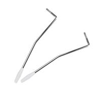 Healifty 2PCS Chrome Plated Metal Single Tremolo Arm with for Electric Guitar Threaded Whammy Bar for Squire and Standard Tremolo Systems Easy Installation and Comfortable Handling