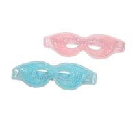 Healifty 2Pcs Cooling Eye Masks with Sticky Band Portable Eye Ice Packs for Swelling Puffiness and Dark Circles Reusable Summer Cold Therapy