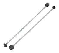 Healifty 2pcs Double-head Marimba Mallets Percussion Drumsticks for Beginners, Wooden Tongue Drum Mallet Musical Instrument Accessories, Suitable for Xylophone and Glockenspiel Playing