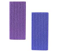 Healifty 2pcs Double Sided Foot Skin File Callus Remover Pedicure Tool for Dead Skin Exfoliation Handheld Foot Sole Care Easy to Carry and Washable