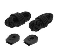 Healifty 2pcs Elastic Surfboard Strap with Adjustable Slip-resistant Buckle UV and Wear-resistant Paddle Rope for Sup Paddleboards Kayaks Secure Fixing Cord for Water Sports