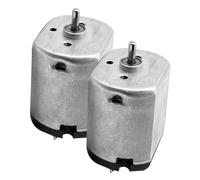Healifty 2pcs Electric Shaving Machine Motor Replacement Part Low Noise Operation and High Speed, Silver Permanent Magnet Motor Copper Material, 2.5mm Mounting Holes, Suitable for Cordless