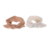 Healifty 2pcs Girl Headbands Bow Hair Bands, Soft Fabric Knitted Design, Built to Last and Comfortable for Long Time Wearing, Suitable for Occasions and Birthday Party