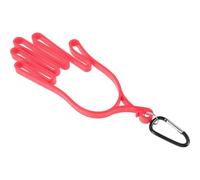 Healifty 2pcs Golf Glove Holders Stretchers with Hand Shape Support Frame Portable Red Glove Drying Racks Golf Accessories