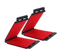 Healifty 2pcs Guitar String Cleaner Kit with Fretboard Scrubber and Maintenance Tool for Bass, Ukulele, Violin, Mandolin, and Banjo - Red Cleaning Accessory for Musical Instrument String