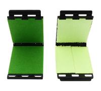 Healifty 2pcs Guitar String Cleaner Set Fretboard Rubbers, Electric Bass and Acoustic Guitar Maintenance Tool, Deep Green and Light Green for String Cleaning