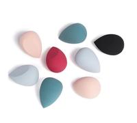 Healifty 2pcs Heart Shape Makeup Sponges for Foundation Blending, Dual Purpose Wet and Dry Use, Plastic Material, Well Bouncy and Quick to Use, for Makeup Application