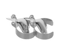 Healifty 2pcs Heart Shaped Metal Candle Snuffer Flame Extinguisher Tool for Safe Wick Extinguishing Decorative Silver Candle Accessory for Home Weddings Scented and