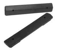 Healifty 2pcs Heavy Duty Pegboard Hooks Black Plastic Peg Board Tool Hanger with Easy to Install and Storage Solutions for DIY and Workspace Organizing
