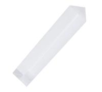 Healifty 2pcs High Precision Optical Triangular Prism for Science Teaching Photography and Artistic Creations Compact Crystal Light Refractor for Educators