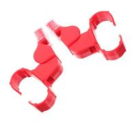Healifty 2pcs High-volume Abs Whistles with Ring for Coaches Referees Lifeguards Sports Training PE Lessons Outdoor Safety and Survival Use