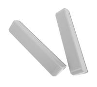 Healifty 2pcs Inflatable Kayak Seat Hook Clips with 3-hole Pvc Mounting Brackets for Dinghy and Rib Boats, White Replacement Boat Seat Hooks for Water Sports Accessories