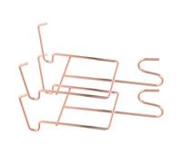 Healifty 2pcs Iron Mug Organizer Stand for Kitchen Countertop Sturdy and Reliable Coffee Mug Storage Rack with Simple Structure Easy to Clean for Kitchen Use