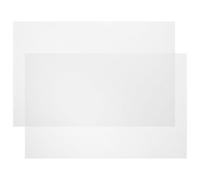 Healifty 2pcs Lenticular Sheet Illusion Card Invisible Material for Magician Close-up Tricks and Performance Accessories 30x20cm