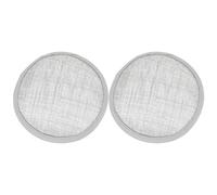 Healifty 2pcs Linen Round Fascinator Hat Base 13cm Lightweight Breathable Millinery Headpiece Base for Women Wedding Crafting and DIY Millinery Projects