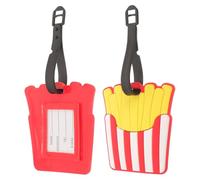 Healifty 2pcs Luggage Tags Cute Suitcase Tag PVC Travel for Suitcases Id Identifier Luggage for Women
