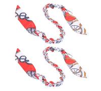 Healifty 2pcs Metal Purse Handle Strap with Handbag Decorative Chain, Practical Handbag Accessories for Women’s Bags, Elegant Flat Chain Bag Strap for Crossbody and Wrist Carry