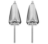 Healifty 2pcs Metal Snare Drum Lugs Drum Hook Connector Accessories Replacement Lightweight