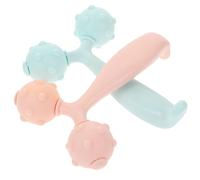 Healifty 2pcs Multifunctional Massager Dual Massage Roller for Body Massage Roller Practical for Skincare Tools Handheld for Lift and Relaxation Random Color