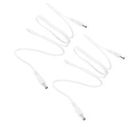 Healifty 2pcs Nail Drill Handpiece Replacement Cables for Manicure Machine with Dc Connection, Easy Replacement and Precision Power , 1 Meter White Plastic and Metal Wire for Nail Art