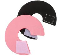 Healifty 2pcs Parrot Neckband Protective Rings Anti-biting Collar with Suede Material for Pet Birds Promoting Wound Recovery Suitable for Surgery Recovery