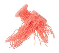 Healifty 2pcs Pink Floating Fish Spawning Mop Cotton Yarn Fish Egg Collector with Imitation Seaweed for Aquarium Breeding