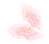 Healifty 2pcs Pink Lip Shaped Cooling Gel Mask Pads 8cm Thick Reusable Lip Care Patches for Hydrating Soothing and Cold Therapy for Summer Beauty and Skin