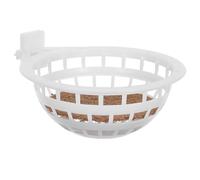 Healifty 2pcs Plastic Bird Nests for Parrots and Canaries, Circular Stable Sanctuary with Airy Comfort, Lightweight Plastic Material, for Home and Aviary Breeding and Nesting