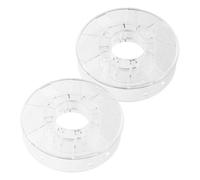 Healifty 2pcs Plastic Empty Filament Spools for 3d Printer with Smooth Wire Spool Management and Precision Manufacturing Lightweight Reusable Printing Filament Reels for Home and Design