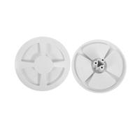 Healifty 2pcs Plastic Tissue Box Knobs for Large Dispenser Hand Towel Box Accessories with Stylish Design for Bathroom Kitchen Replacement