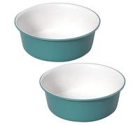 Healifty 2pcs Plastic Wash Basins Multi-purpose Thicken Design Stand Alone Washbasin for Foot Washing and Camping Use