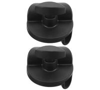 Healifty 2pcs Portable Microphone Arm Clips with Smooth Surface, Abs and Iron Material, Adjustable Buckle for Microphone Stand Accessory, for Live Streaming and Gaming Setups
