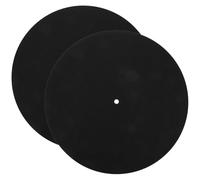 Healifty 2pcs Record Player Mat Turntable Mat Felt for Vinyl Record Player Protect during Silence between Songs