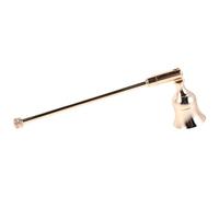 Healifty 2pcs Retro Bell Shaped Metal Candle Snuffer with Long Handle, Vintage Wick Flame Extinguisher for Safe Fire Putting in Home Décor