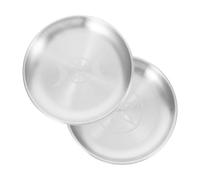 Healifty 2pcs Ritual Plate Dish Mystical Flat Bowl for Candle Holder Offering Decorative Scrying Tray for Witchcraft Wiccan Use Elegant Shamanic Inspired Design