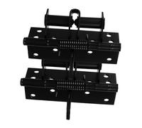 Healifty 2PCS Self Closing Spring Hinges Invisible Rotation Door Hinge for Home Office Adjustable Mechanism for Smooth Silent Operation for Cabinets Retail Spaces