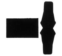 Healifty 2pcs Shelf Rests Sticker with Artificial Fur for Recurve and Compound Bows, Quick Installation Vibration Silent Plate Replacement Pad for Enhanced Shooting Performance