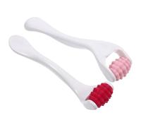 Healifty 2pcs Silicone Face Roller for Travel and Home Use, Mini Facial Massage Roller Pain Relief and Easy to Store Features, Eye Massage Tool for Skin Care and Relaxation