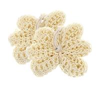 Healifty 2pcs Sisal Shower Balls Exfoliating Body Scrubbers for Comfortable Bathing Durable Natural Loofah with Rich Bubbles for Daily Deep Cleaning