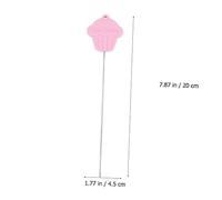 Healifty 2PCS Stainless Steel Cake Tester Needles with Silicone Grip Baking Tool for Cake Bread Muffin Testing Practical Non Damaging Skewers for DIY Baking Random Color Random Color