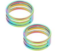 Healifty 2pcs Stainless Steel Circle Jump Ring Opener Tool with 17mm Inner Diameter for Jewelry Making, Ring Opening and Closing, DIY Craft Supplies for Jewelry Repair and Accessories