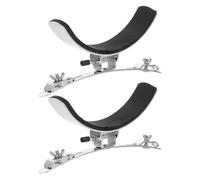 Healifty 2Pcs Stainless Steel Drum Leg Support for Snare Drum Marching Band Percussion Instrument Replacement Parts