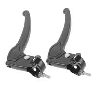 Healifty 2pcs Telescopic Fruit Picker Handle Accessory for Orchard Picker with Stable Support and Safety, Black Plastic Garden Handle Extension for Harvesting Fruits from High Places