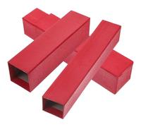 Healifty 2pcs Telescoping Poster Carrying Tube Red Artwork Storage Paper Tube for Protecting Posters Documents Scrolls and Drawings The Go